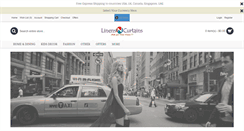 Desktop Screenshot of linensncurtains.com
